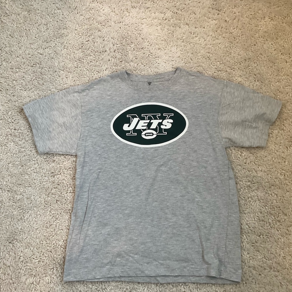 New York Jets Gray Logo T-Shirt